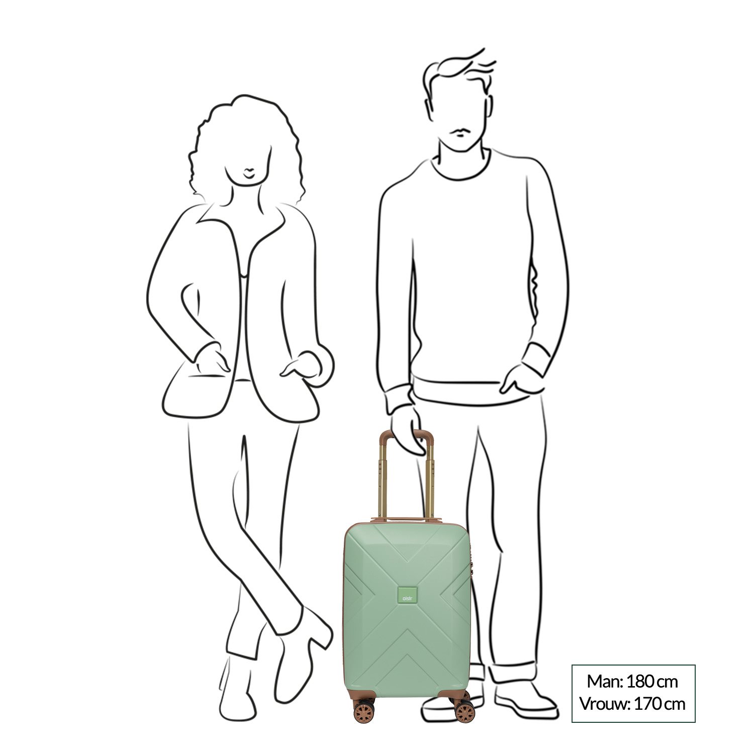 Oistr Florence Trolley 55 green