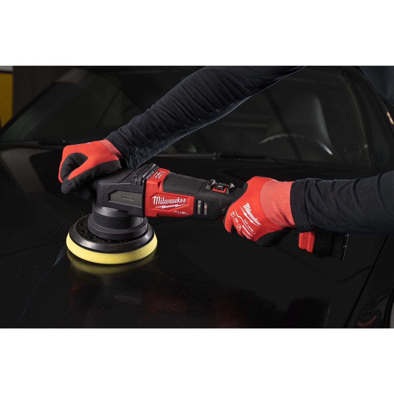 Milwaukee M18 FUEL™ FROP21-502X Accu excentrische polijstmachine 150mm 18V 5.0Ah in HD-Box - 4933478837