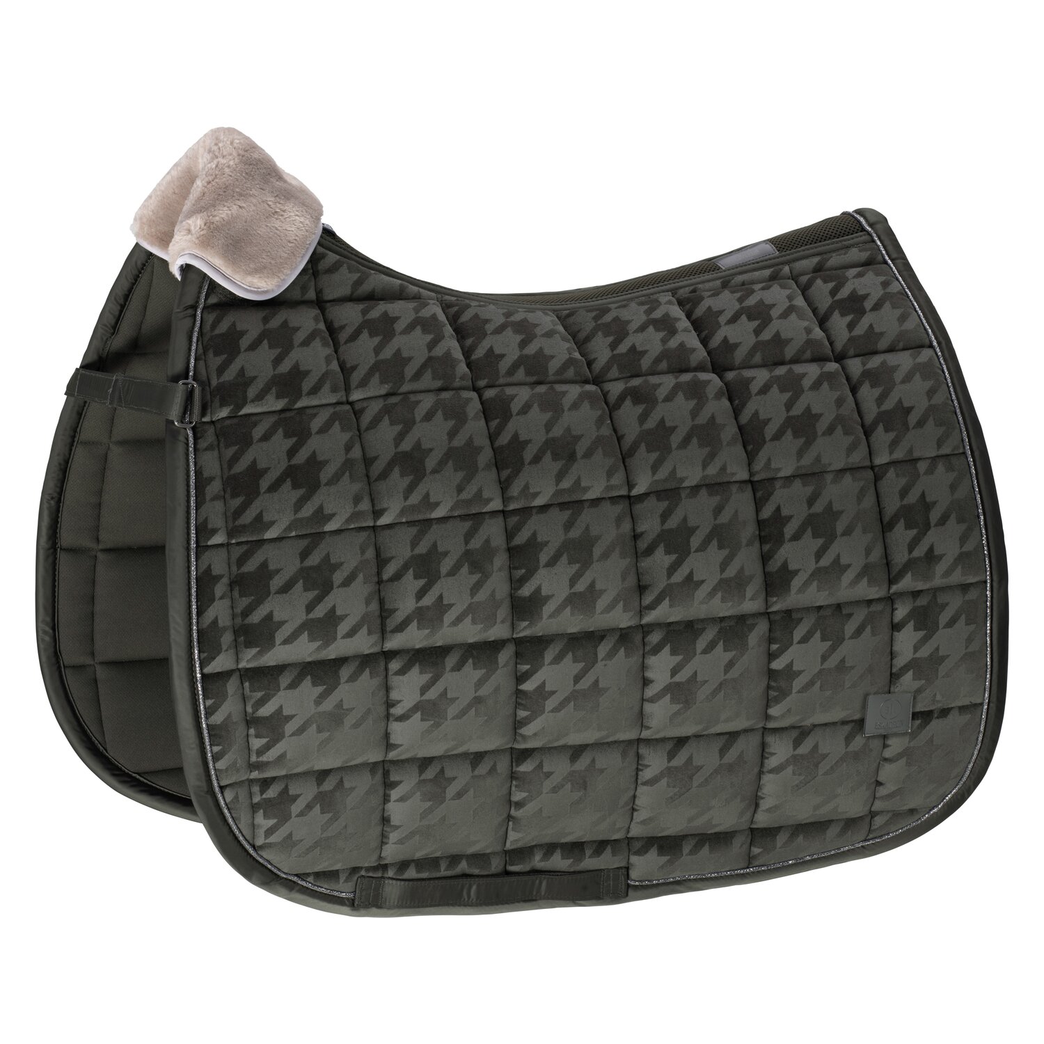 ESKADRON Essence Schabracke Velvet - darkolive - Warmblut/Dressur