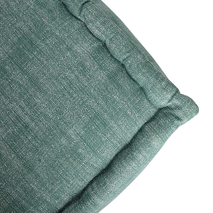 Pouf Soan Chambray JBY Creation vert l.40 x H.30 cm