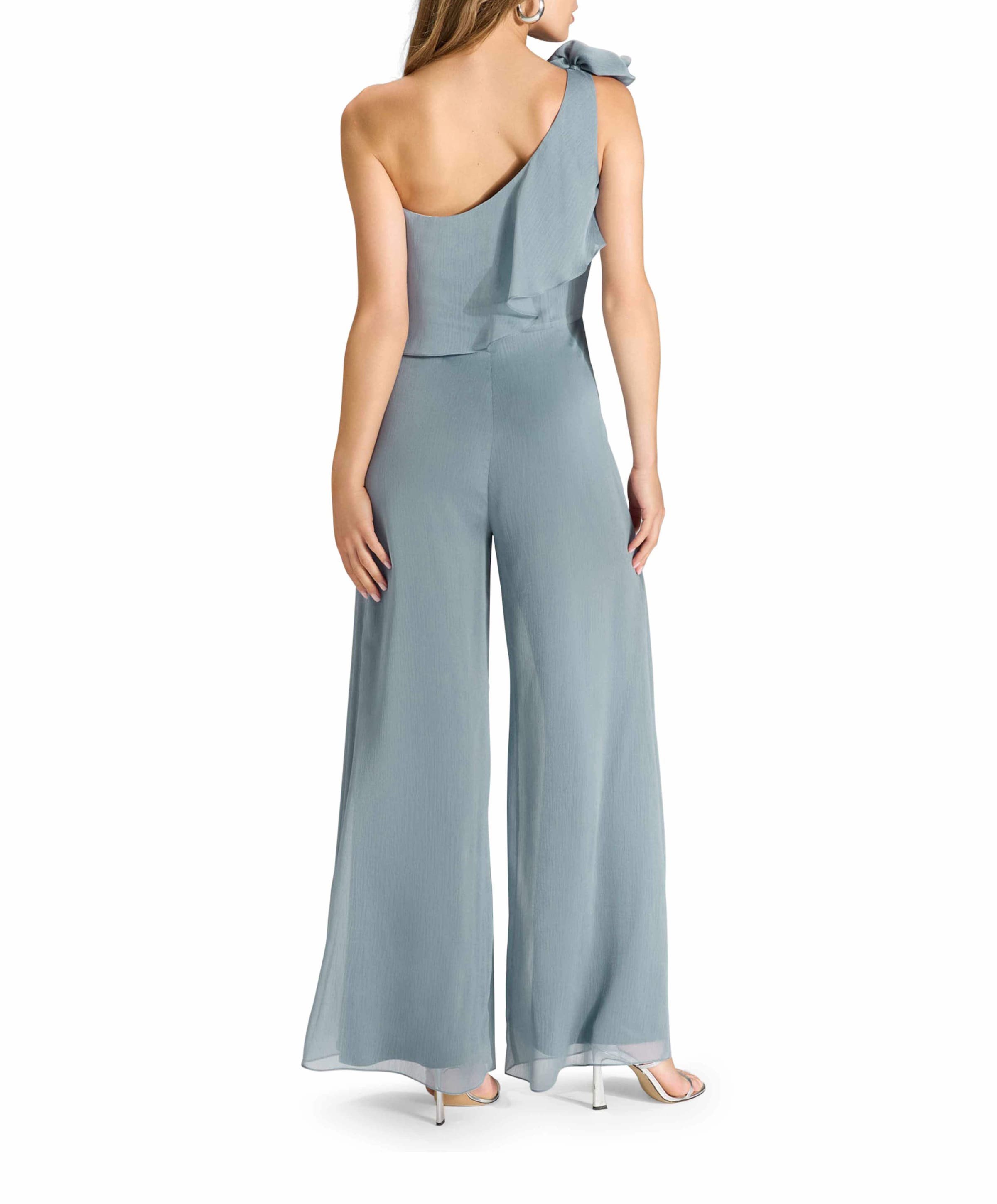 Swing One-Shoulder Jumpsuit blauw
