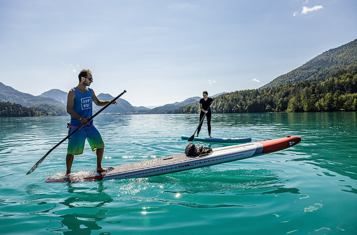 SUP Privatstunde für 2 Attersee