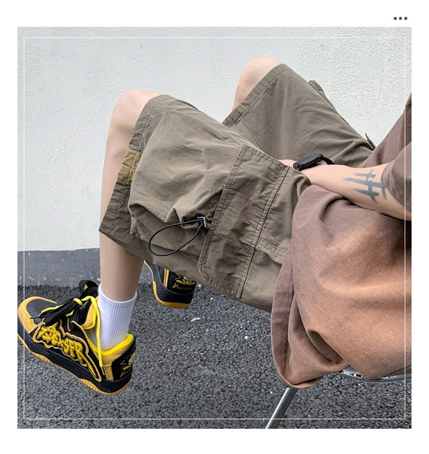 DuckleBeam - Cargoshorts met trekkoord in twee kleuren