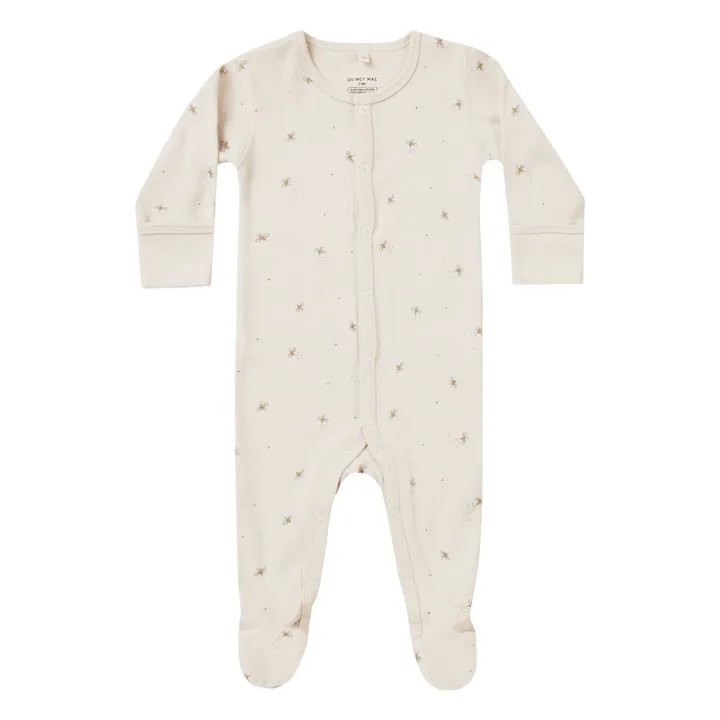 Quincy Mae Pyjama avec Pieds Abeilles | Blanc cassé