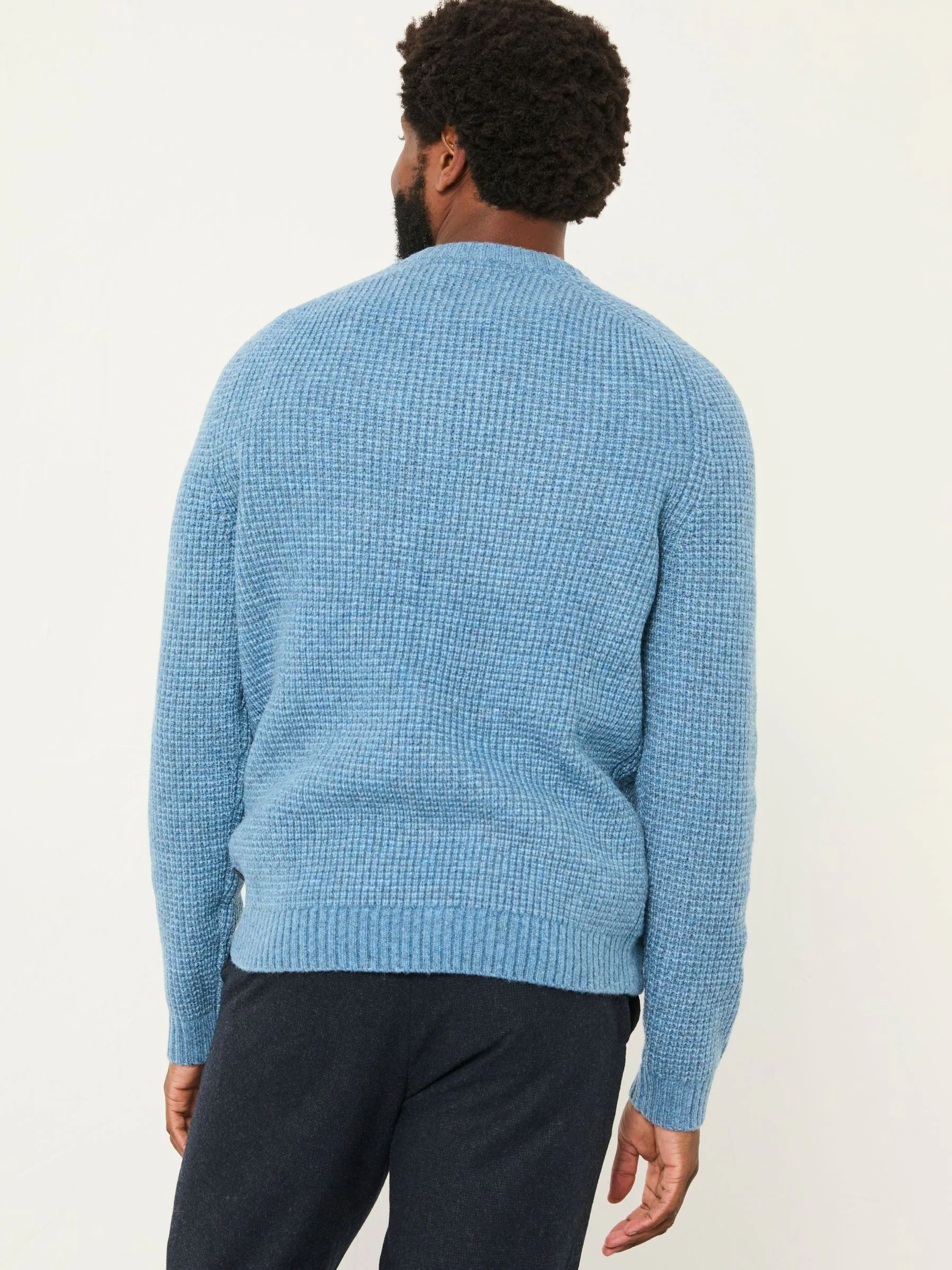 Lichtblauw vintage - FatFace Crew Neck Knitted Jumper