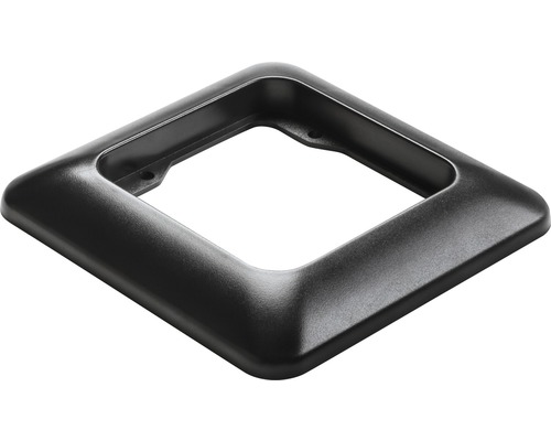 ROTH LANGE 57443 Afdekraam 1-voudig Basic zwartgrijs