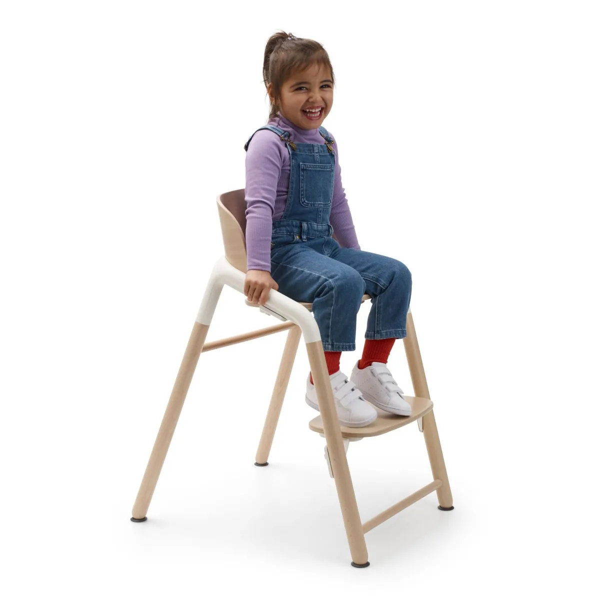 Bugaboo Chaise Haute Complète Giraffe - Naturel  Blanc
