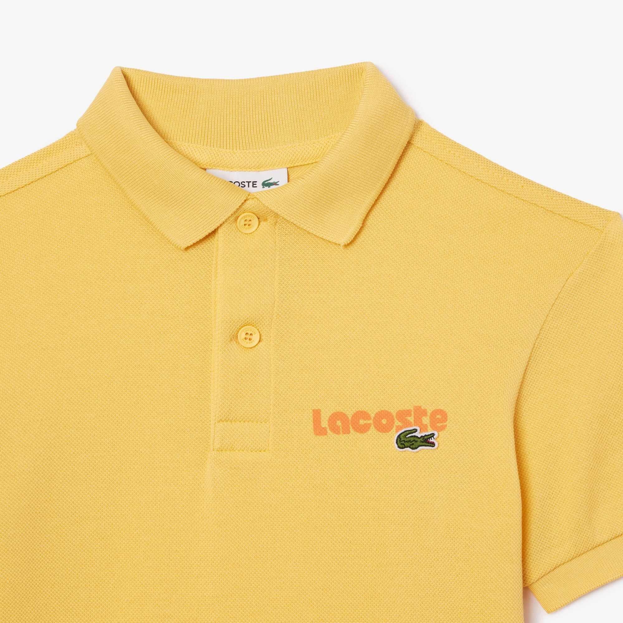 Lacoste Short Sleeve Logo Polo Shirt Juniors