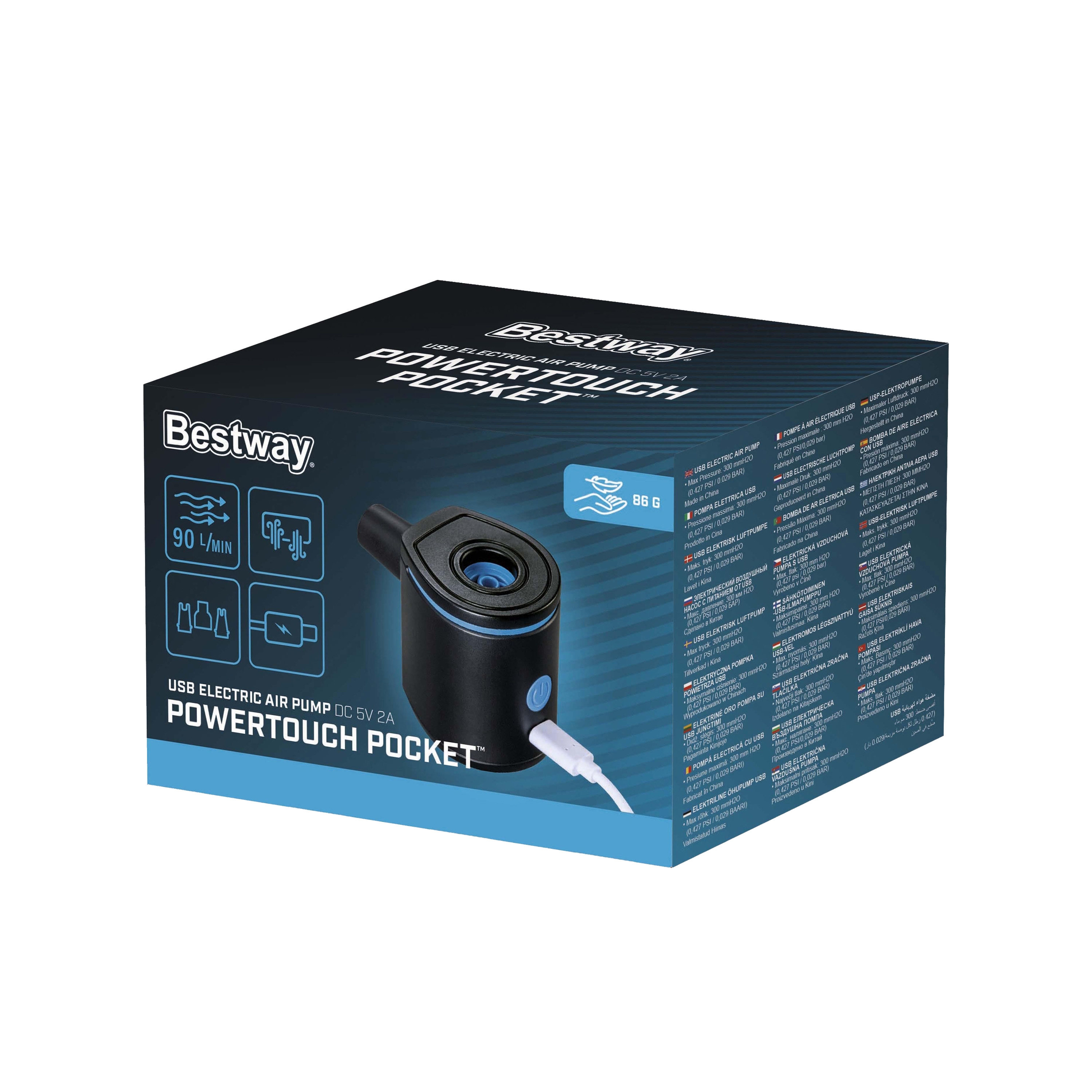 Pumpe elektrisch PowerTouch Pocket USB
