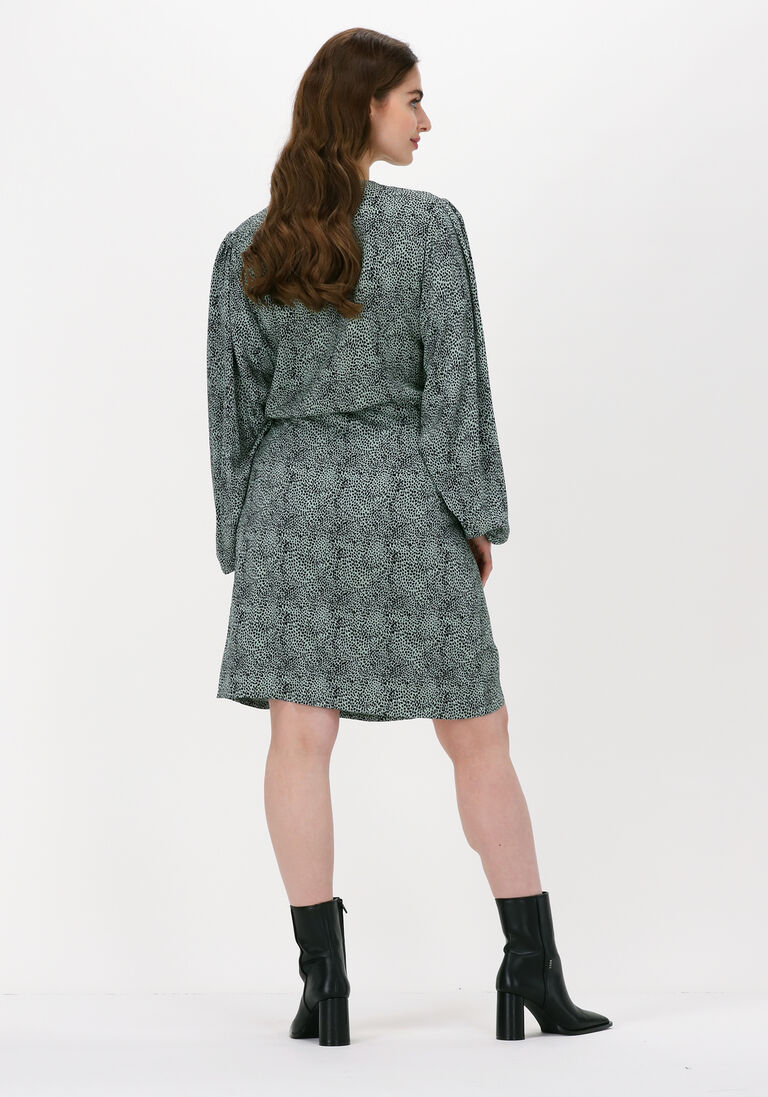 ANOTHER LABEL grijze another label mini jurk mia dress
