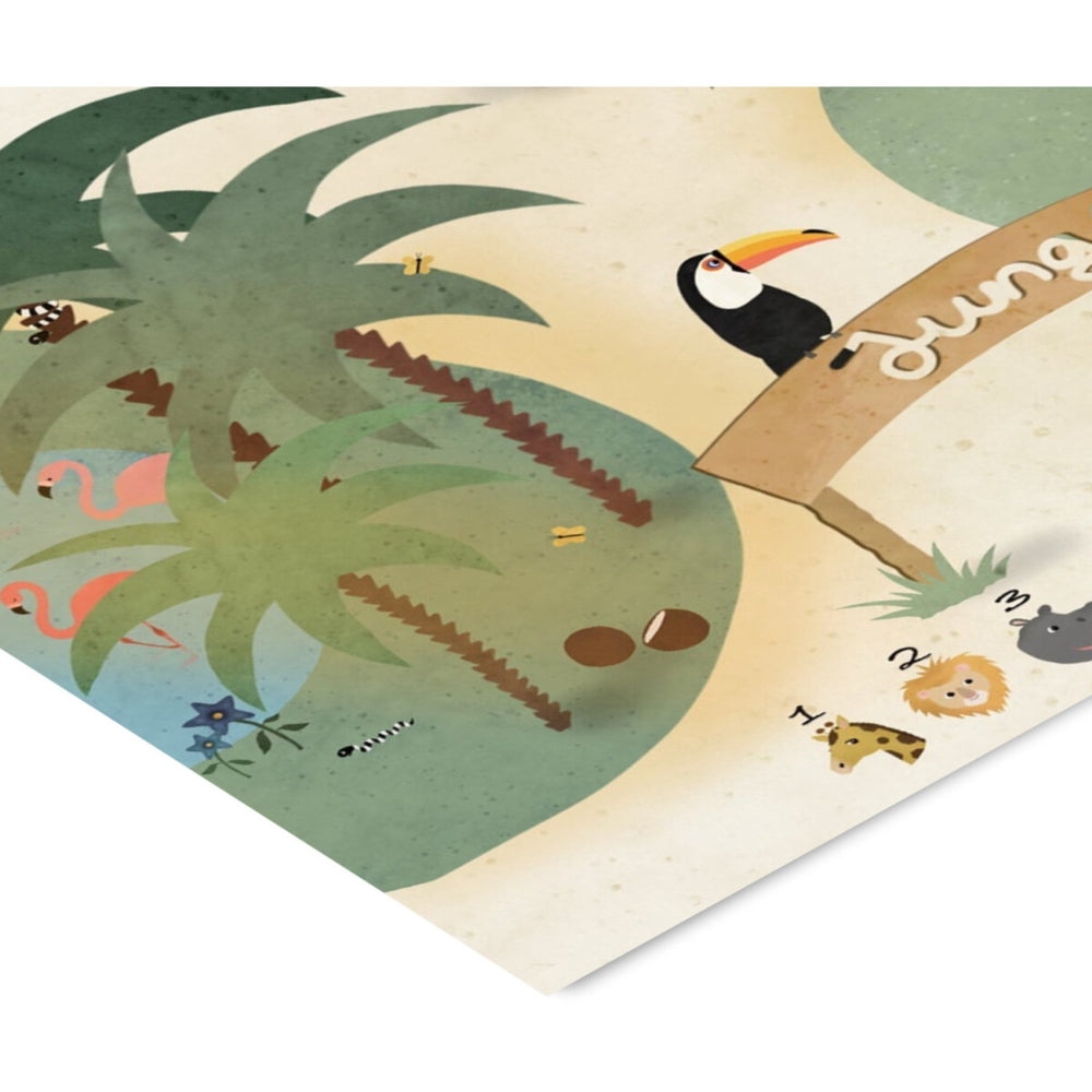 Køb Poster & Frame Willero Illustration - Jungle