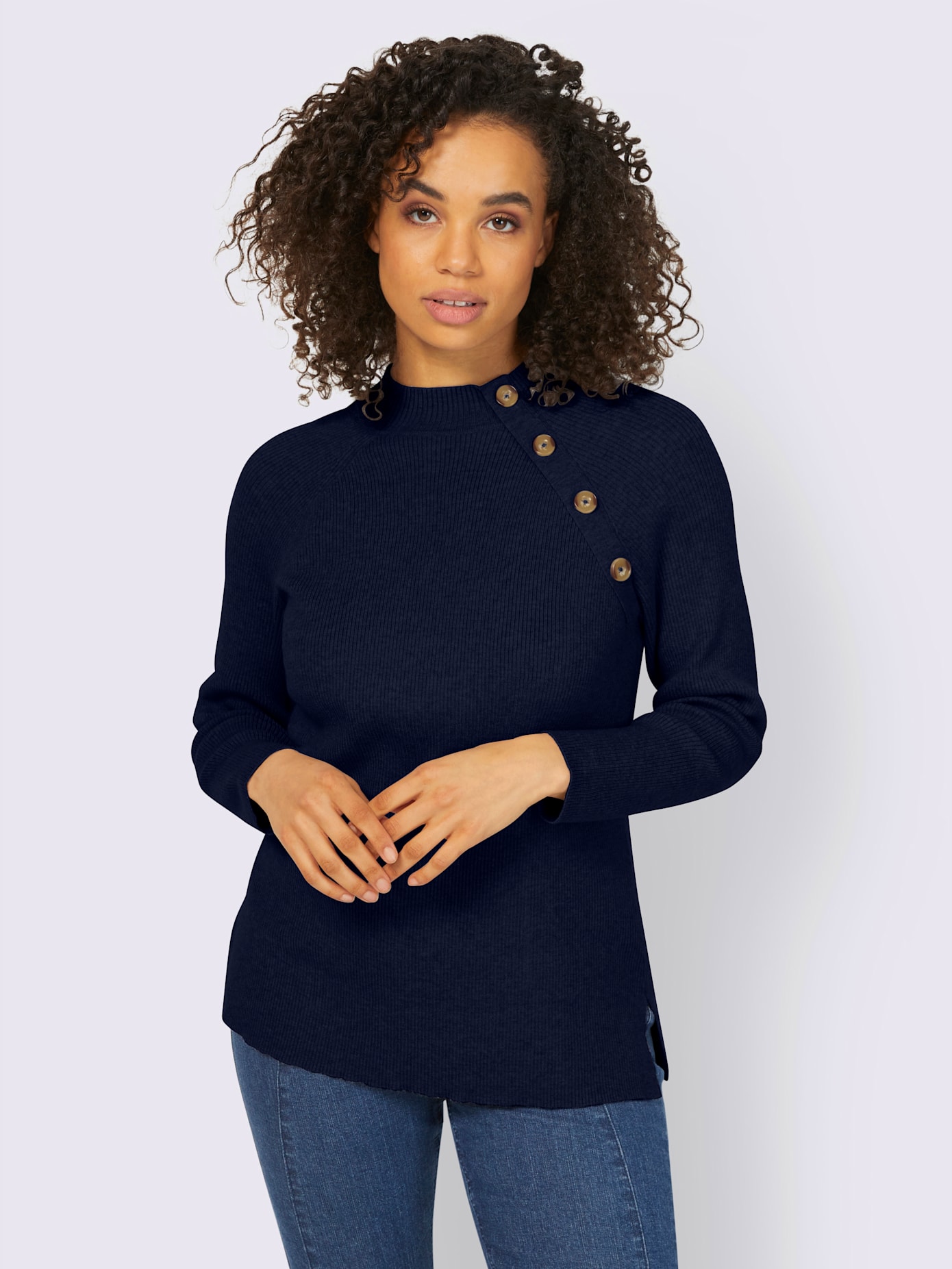 Pull boutons fantaisie