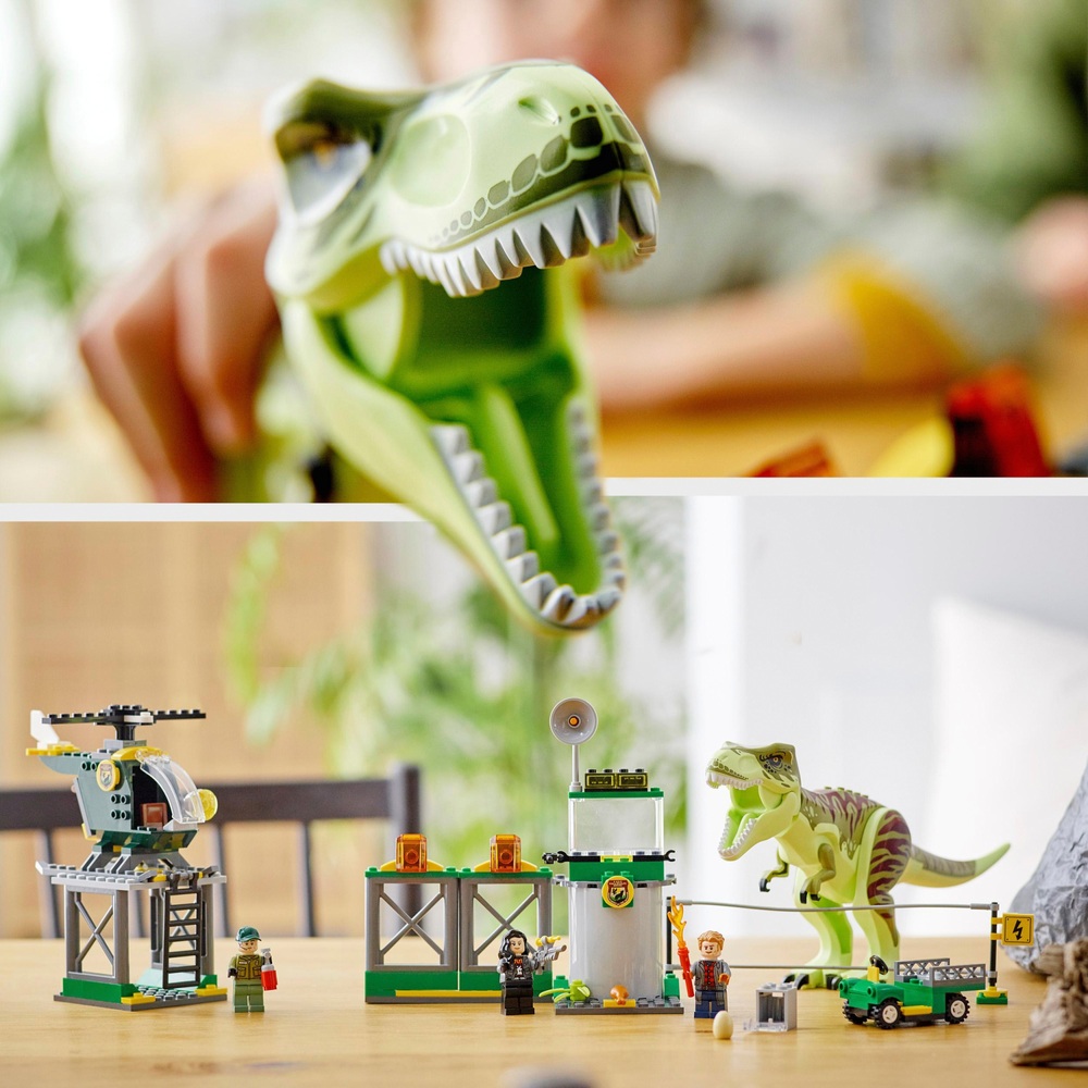 LEGO Jurassic World 76944 T. Rex Dinosaurier Ausbruchs-Spielset