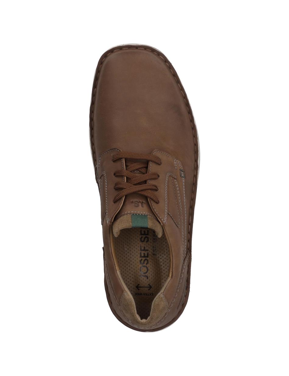 Halbschuh Alan 03, tabak-kombi