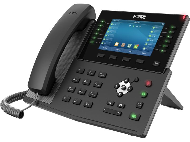 Fanvil Tischtelefon X7C Schwarz Fanvil X7C Enterprise IP-Telefon