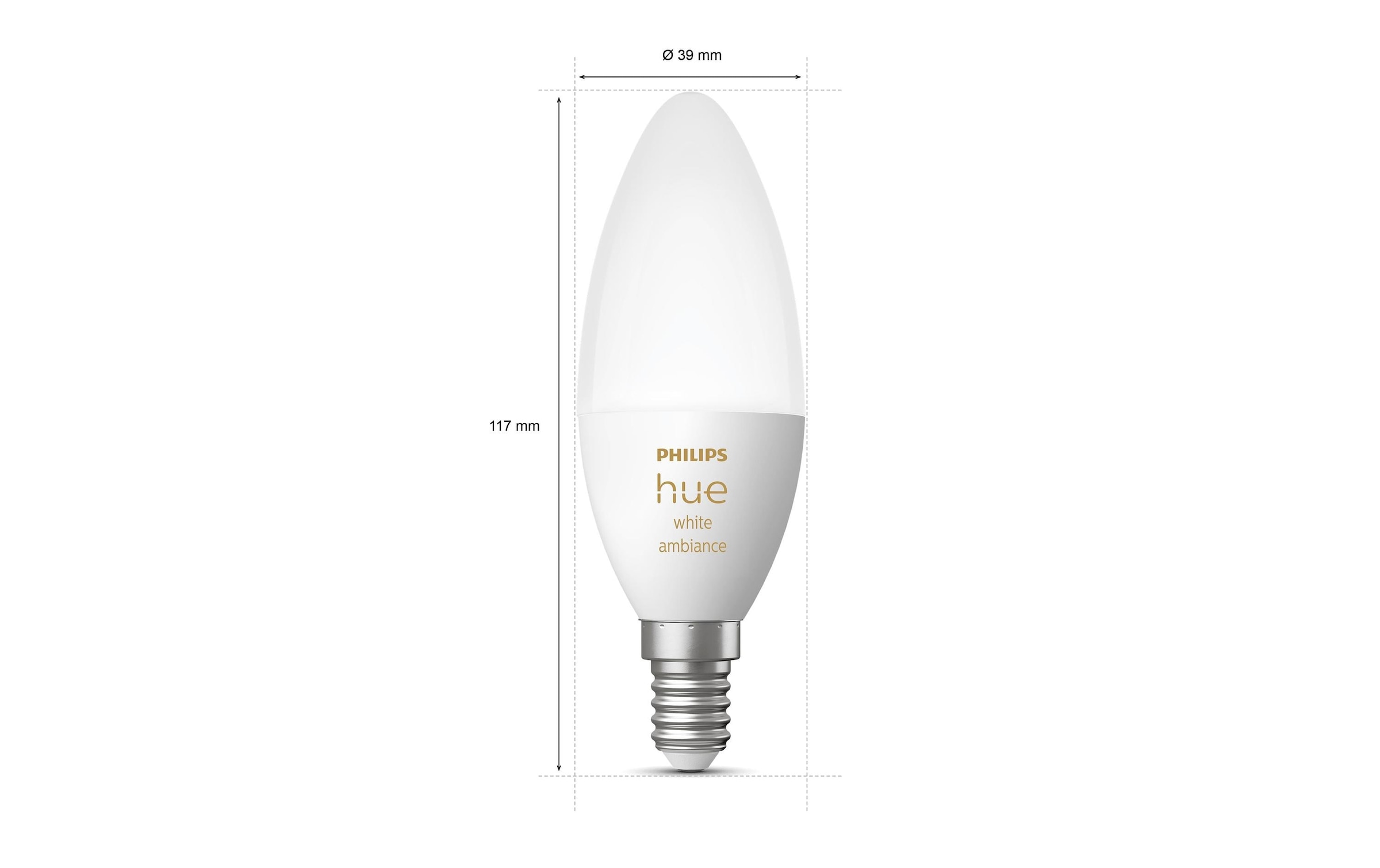 Philips Hue Spezialleuchtmittel »White Ambian« E14 Kaltweiss | Neutralweiss | Tageslichtweiss | Warmweiss