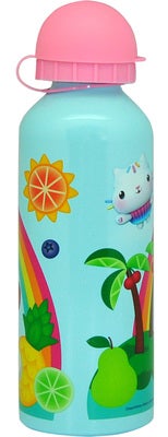 Gabby's Dollhouse  Aluminium Vannflaske 500 ml, Blå/Rosa