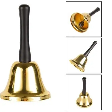 (11.7x6.5cm) Handglocke Service Bell Tisch Glocke für Rezeption / Restaurant / Accessoire
