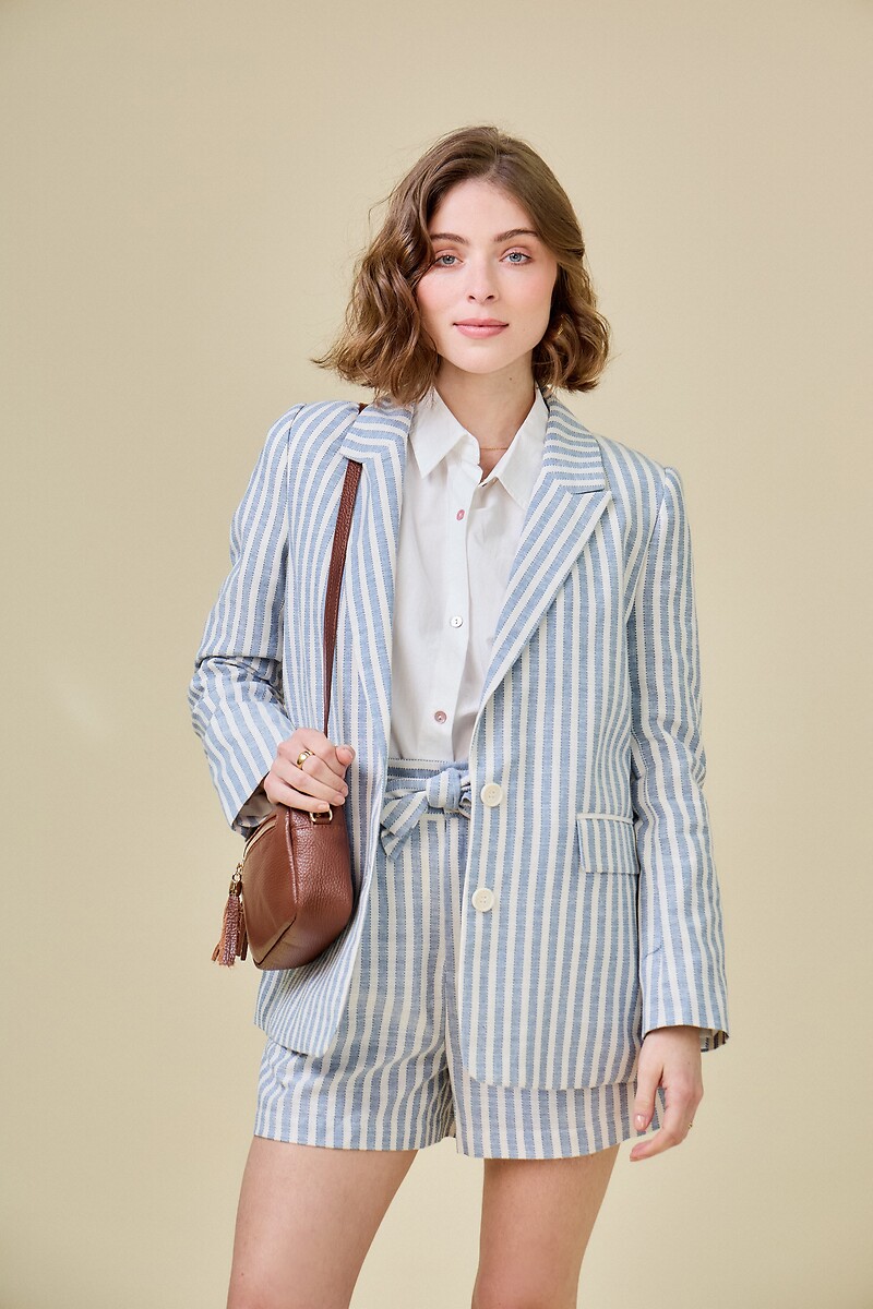 ATÉ BREVE<br>Blazer listrado
