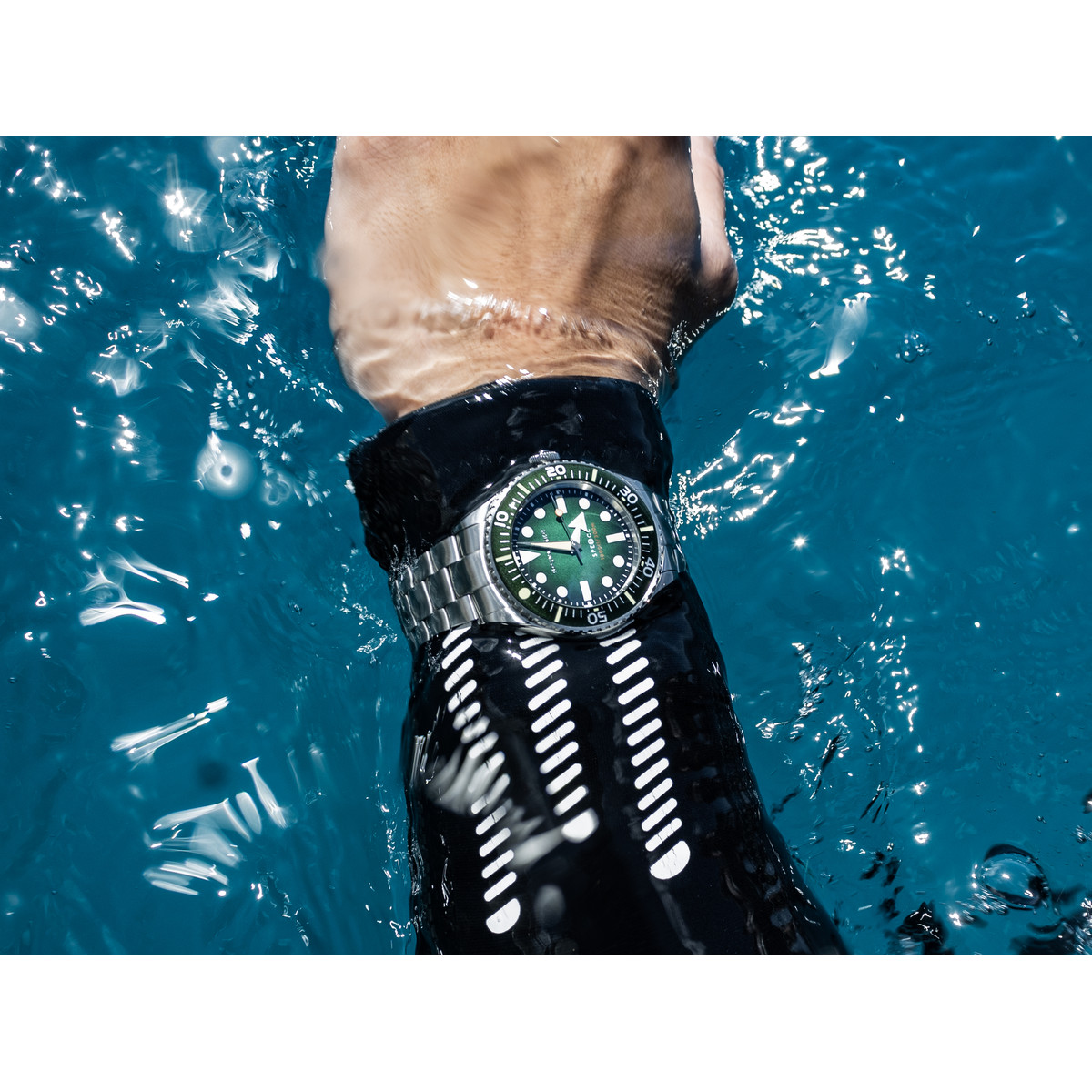 Montre SPINNAKER Spence homme automatique bracelet acier argent