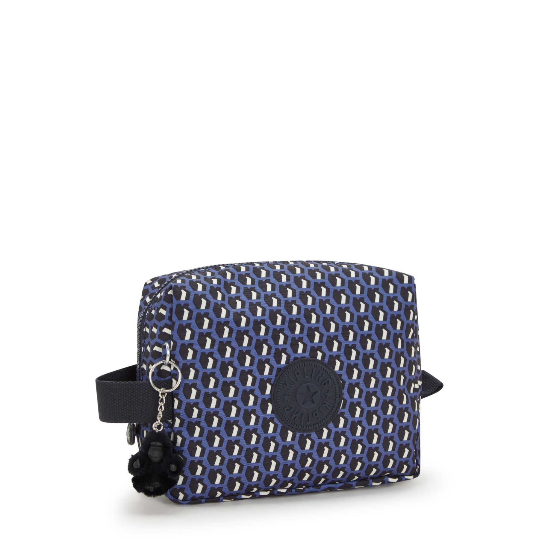 PARAC Grande Trousse de Toilette avec Poignée Latérale - 3D K Blue
