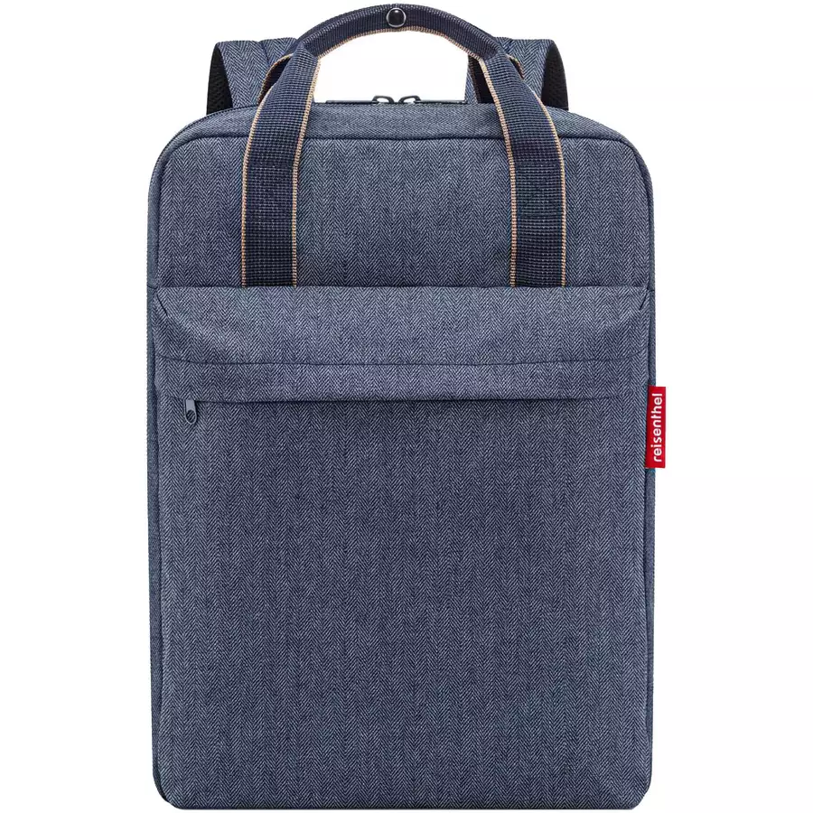 reisenthel allday Rucksack M - 15.6 39 cm herringbone dark blue