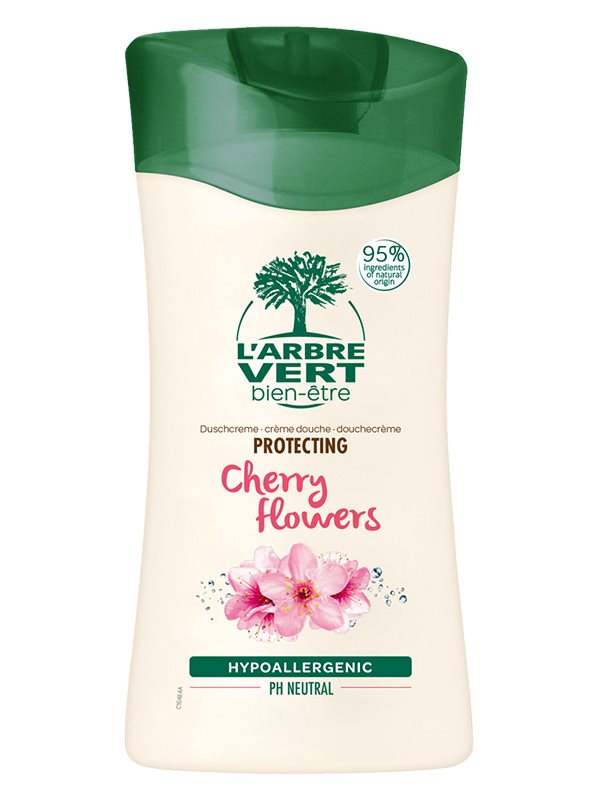 L'ARBRE VERT Öko Duschcreme Kirschblüten deutsch/französisch Fl 250 ml