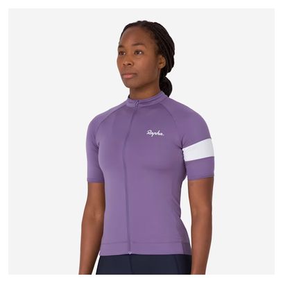 Maillot Manches Courtes Femme Rapha Core Lila