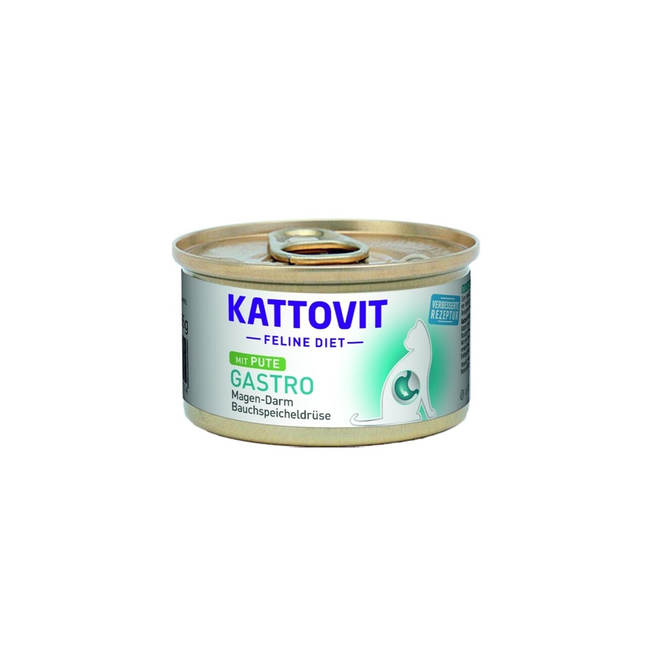 KATTOVIT Feline Diet Nassfutter Katze Gastro Adult Pute 12x85 g