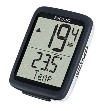 BC 10.0 WR Velocomputer mit Kabel  schwarzweiss