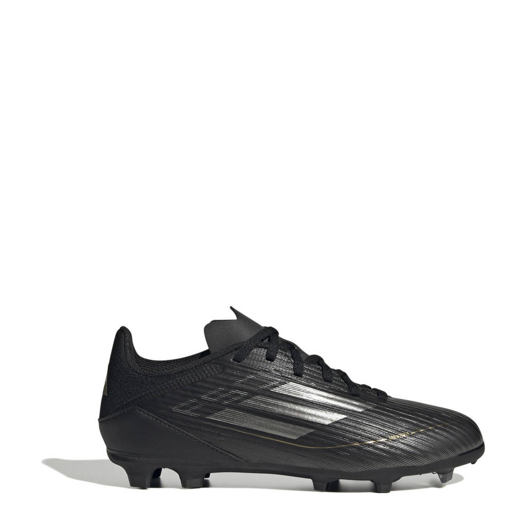 adidas F50 Leaguejunior voetbalschoenen goudmetallic/wit/zwart