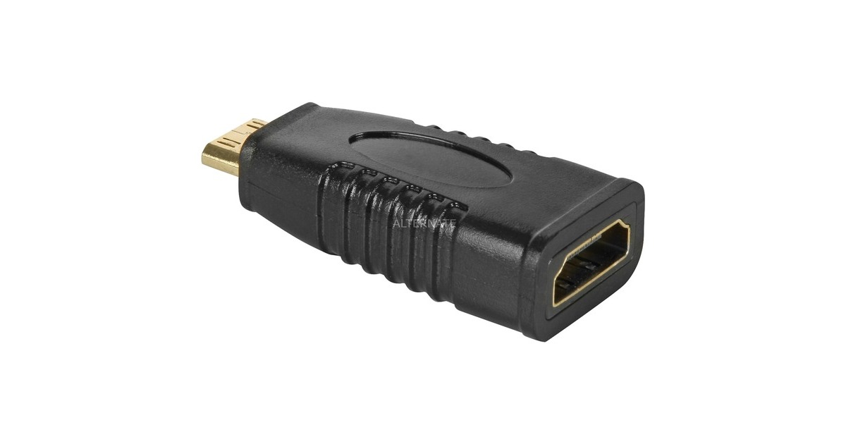 goobayAdapter Mini-HDMI > HDMI  (Zwart)