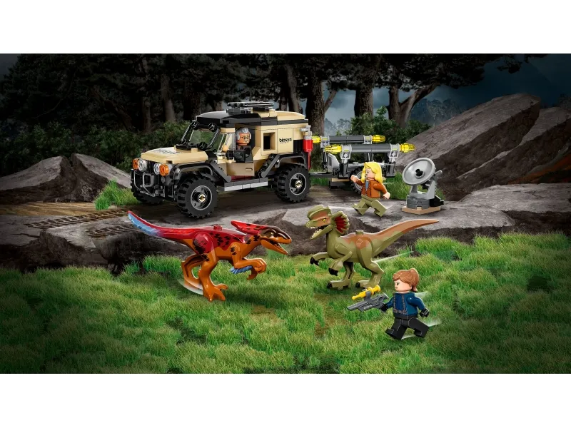 LEGO Jurassic World 76951 Pyroraptor og dilophosaurus-transport