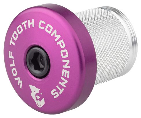 Expandeur Wolf Tooth Compression Plug with Integrated Spacer Stem Cap 1 1/8'' Violet