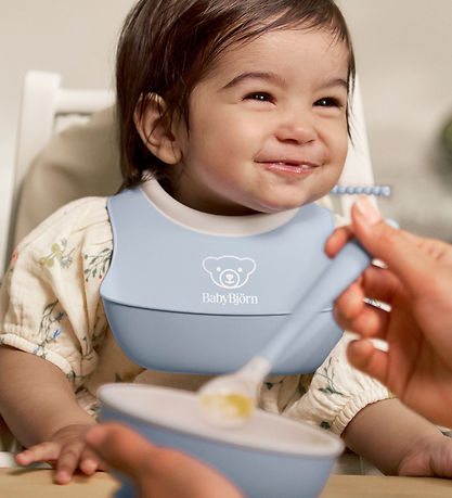 BabyBjörn Geschirr-Set - 3 Teile - Pastellblau