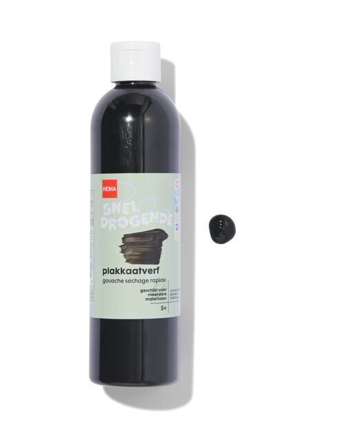 gouache noire 250 ml