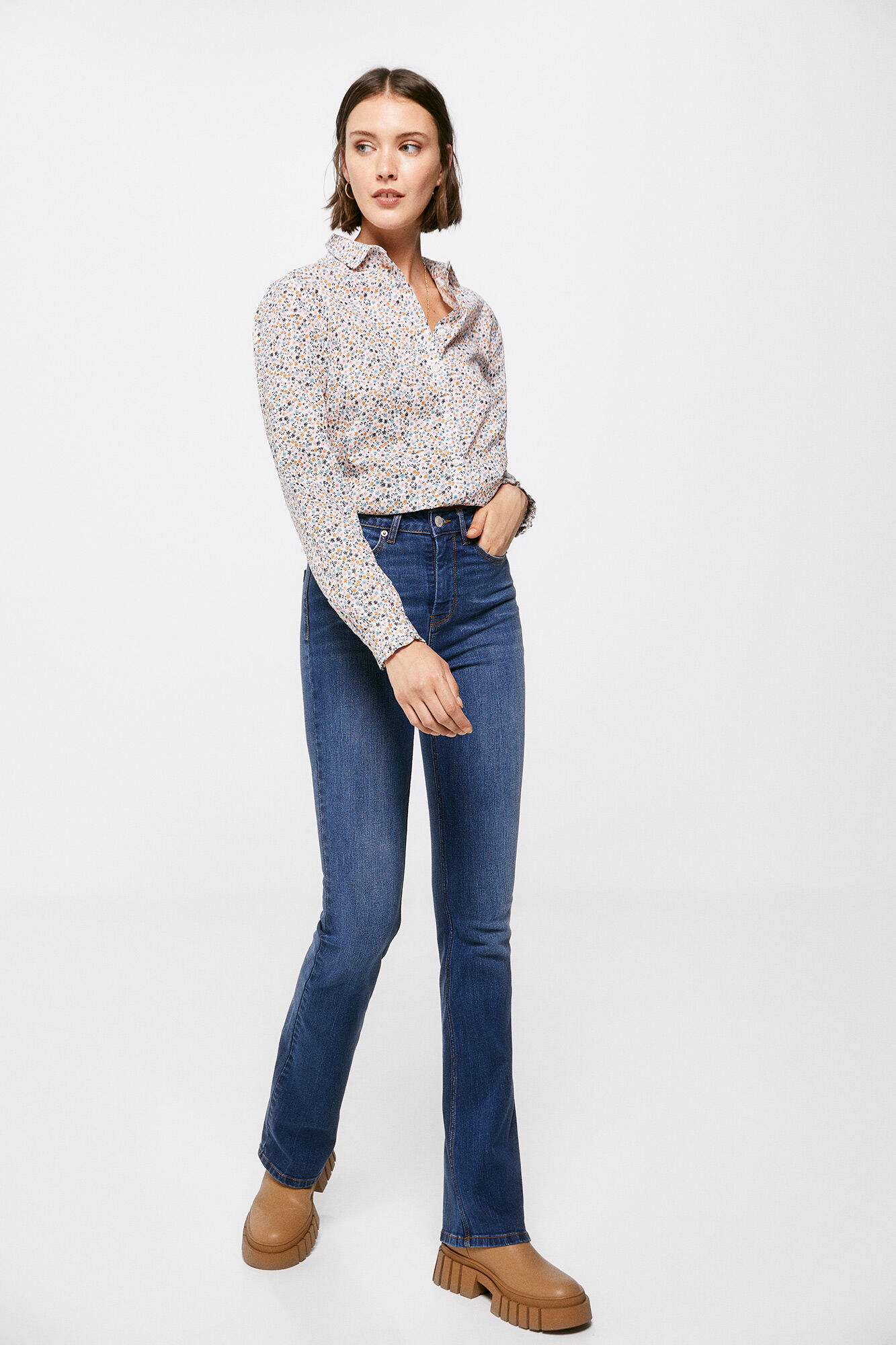 Blusa Liberty com estampa floral