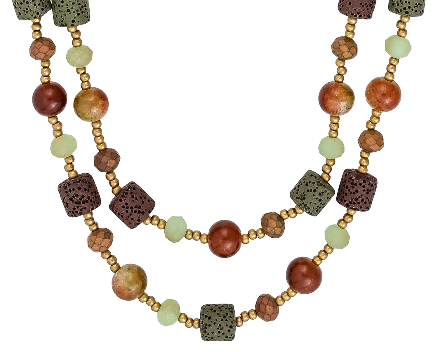 Kette - Lava Stone