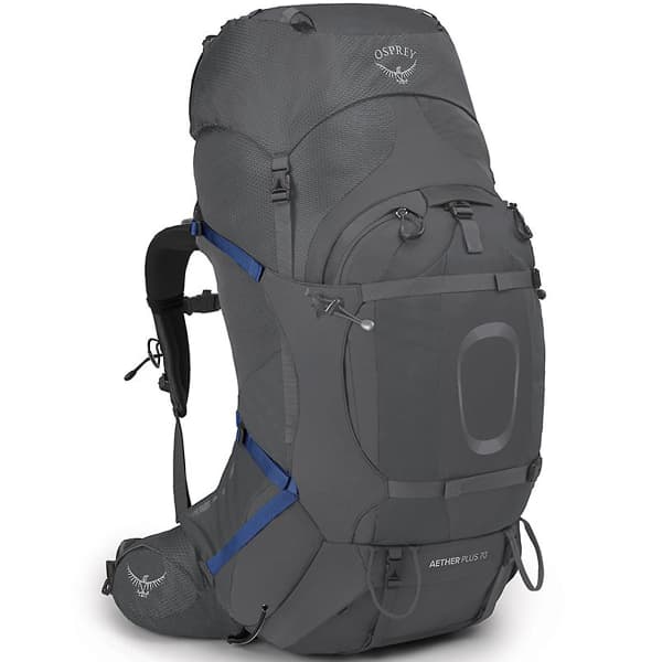 Sac à dos randonnée OSPREY AETHER PLUS 70 ECLIPSE GREY