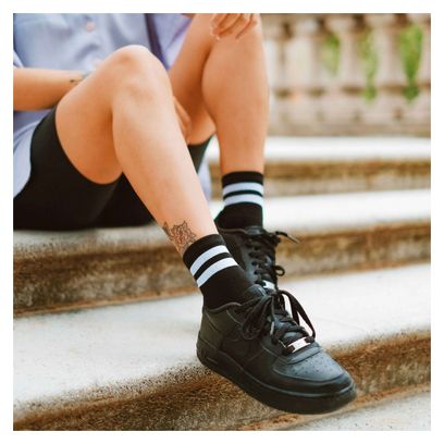 Back in Black - Chaussettes hautes à la Cheville - Performance Coton