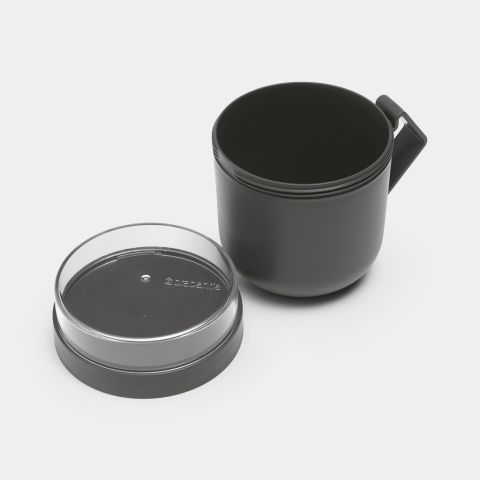 Make & Take Soepbeker, 0,6L, kunststof - Dark Grey