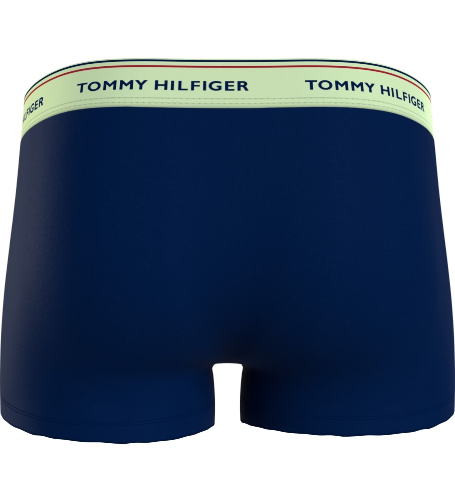 Conjunto com 3 cuecas boxer Tommy Hilfiger, azul marinho.