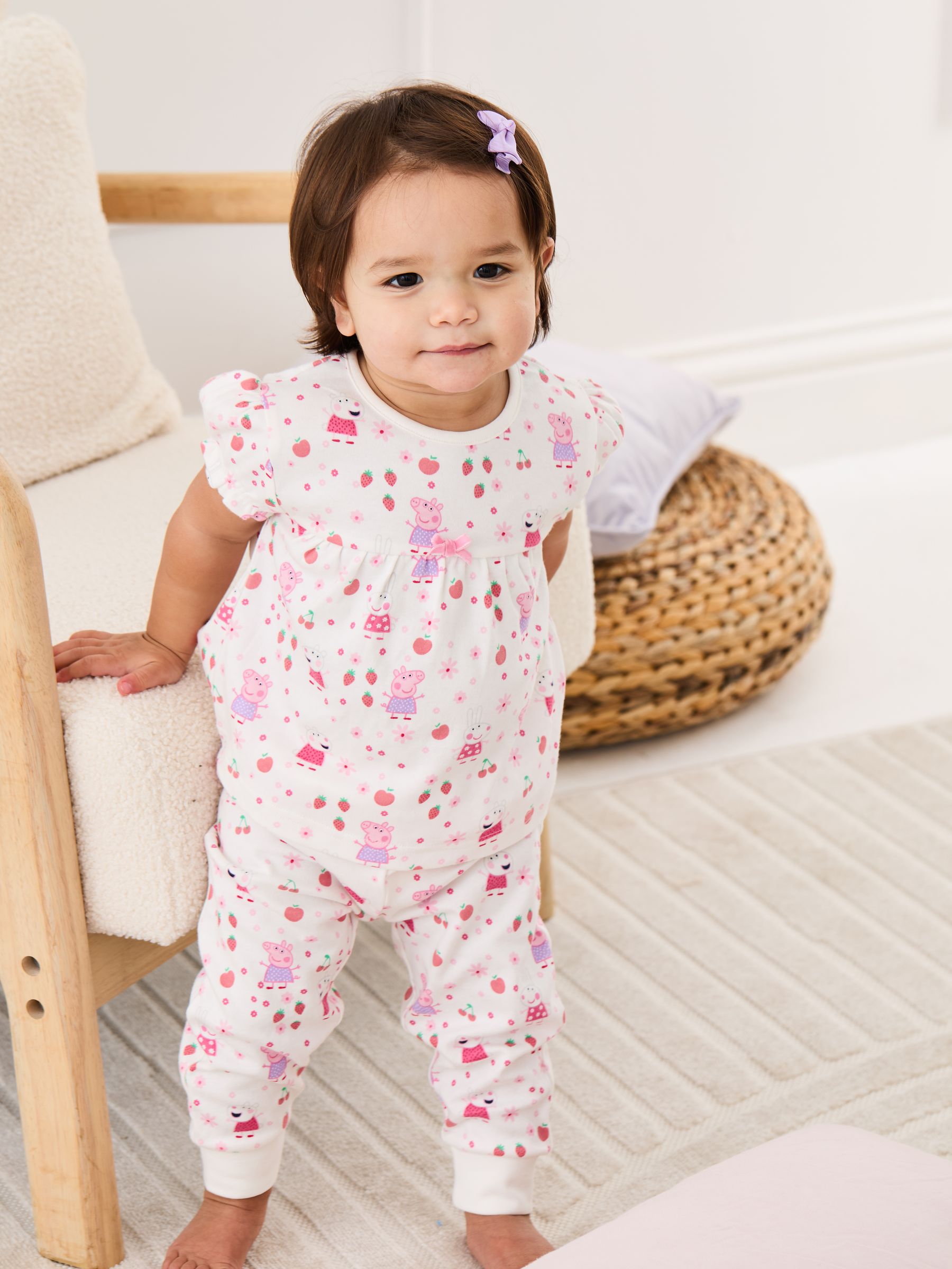 JoJo Maman Bébé - Jersey pyjama met Peppa Pig