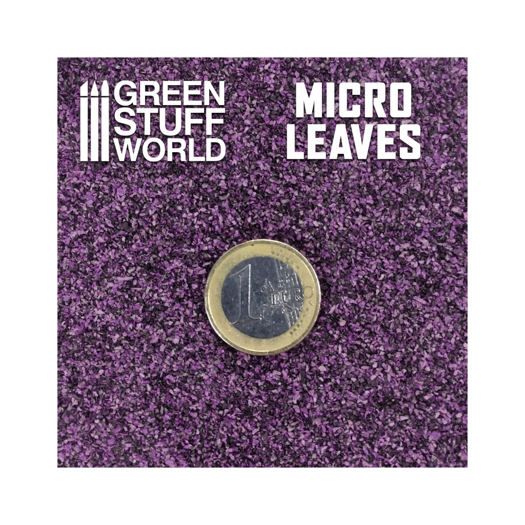 Micro Feuilles - Mélange Violet Foncé