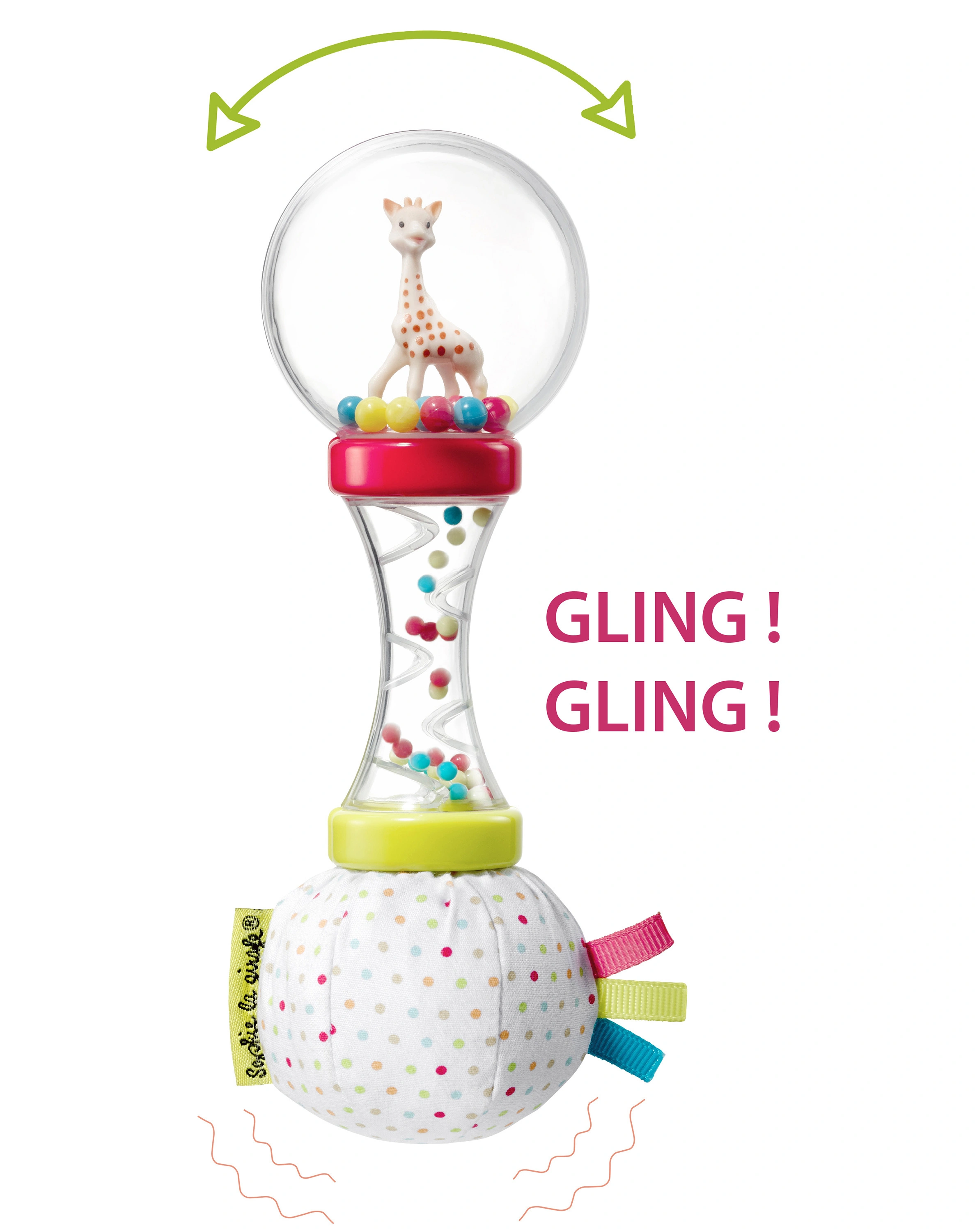 Spielzeug-Set SOPHIE LA GIRAFE® ACTIVITY 3-teilig