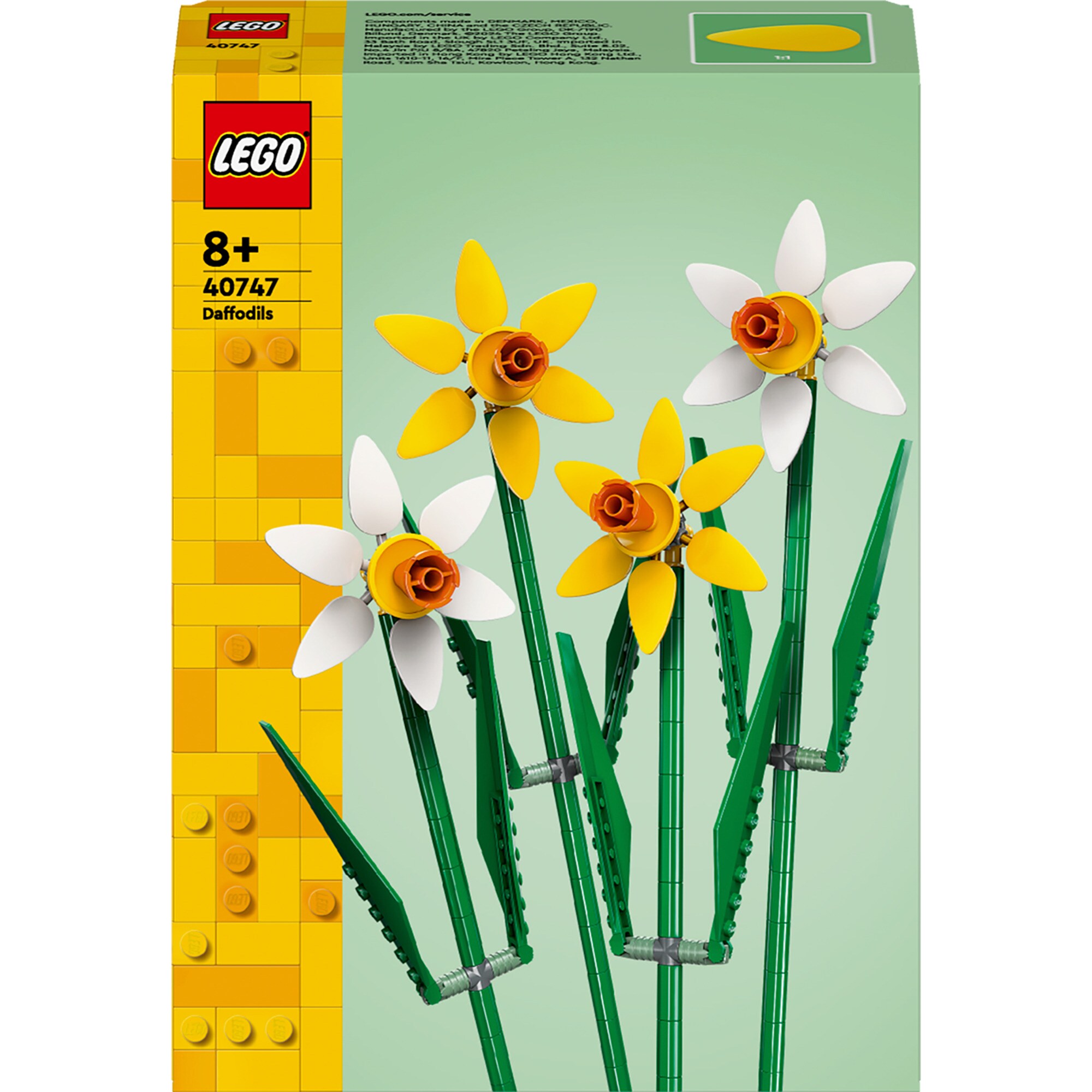 LEGO Konstruktionsspielzeug Botanicals Narzissen
