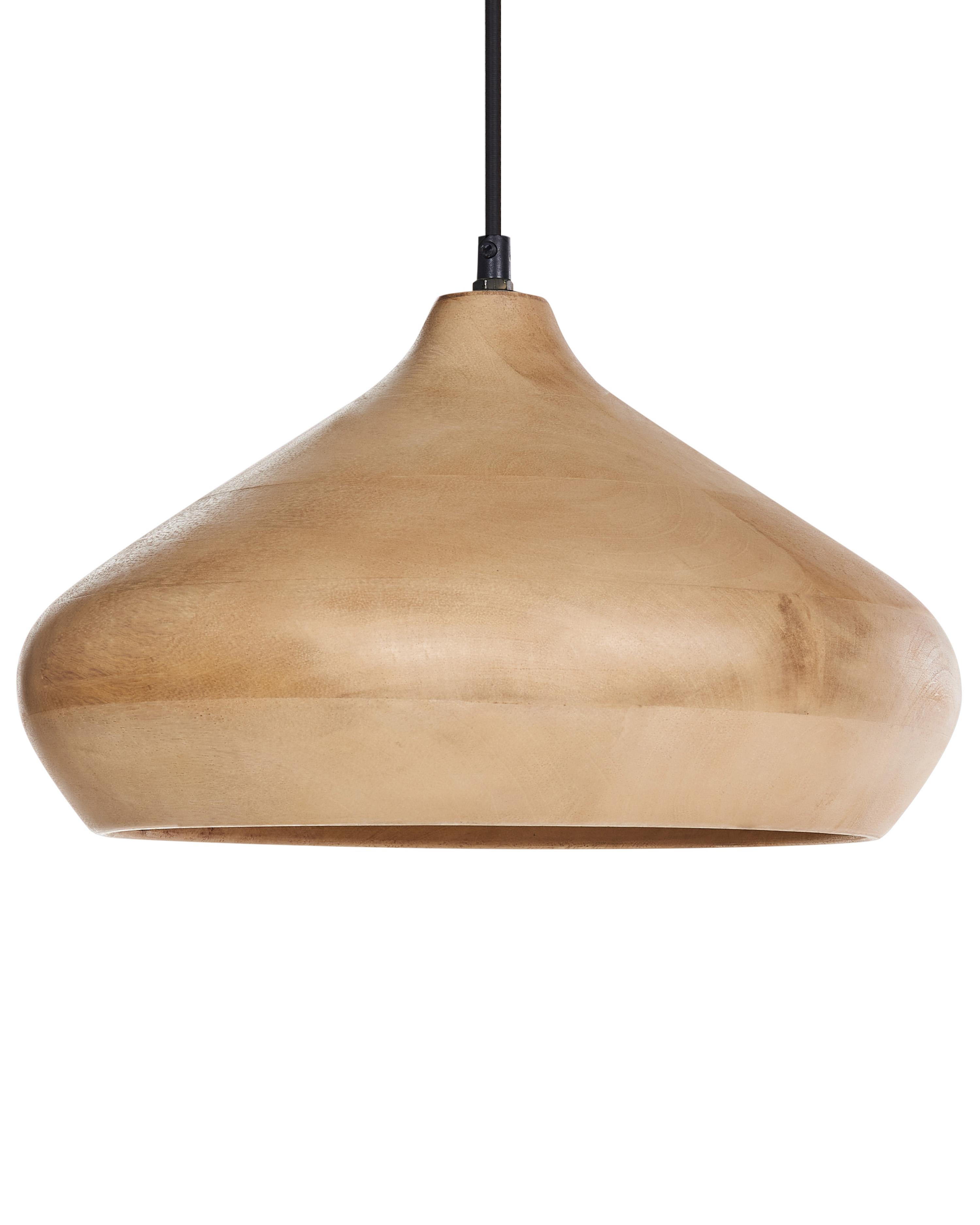 Hanglamp RAWI Mangohout Lichtbruin