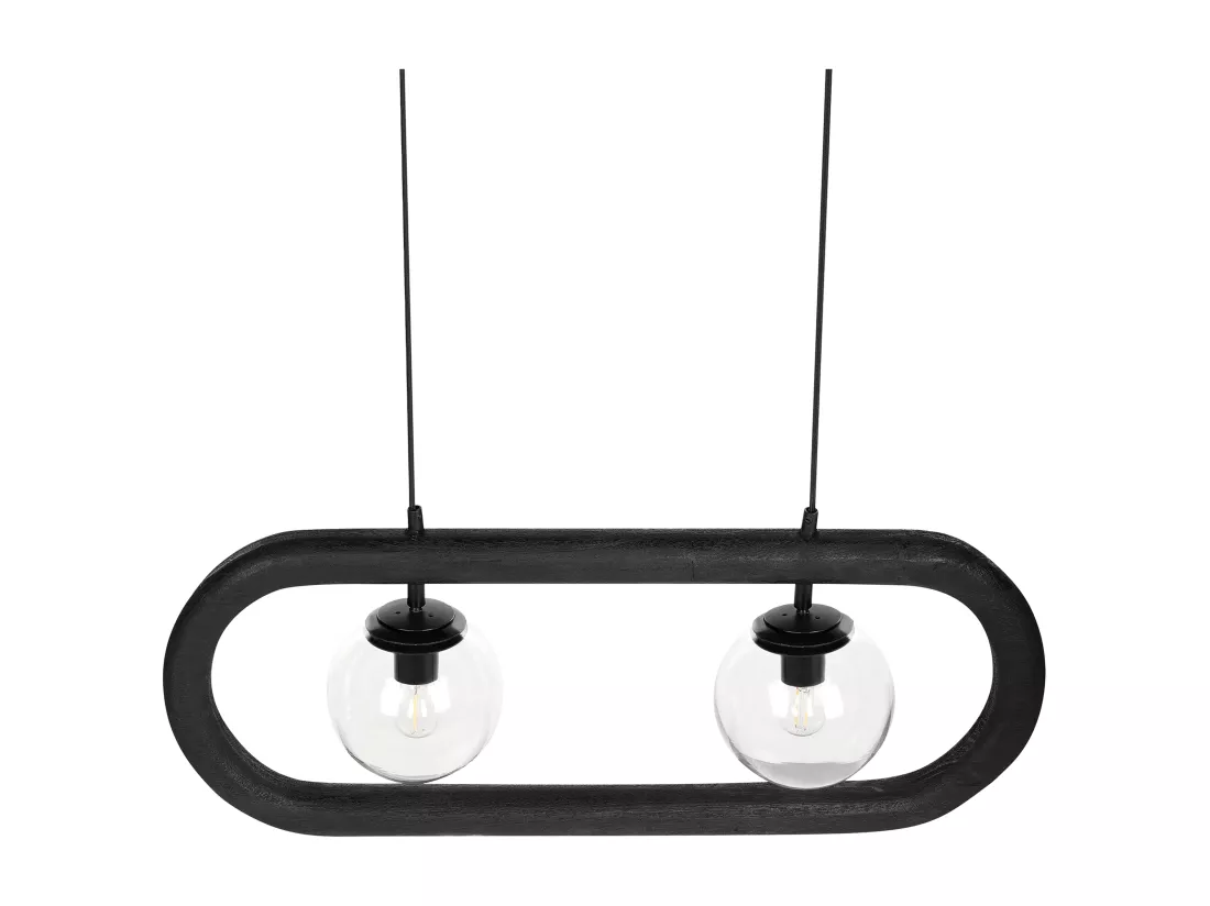 Lampe suspension AYENSU Bois Noir
