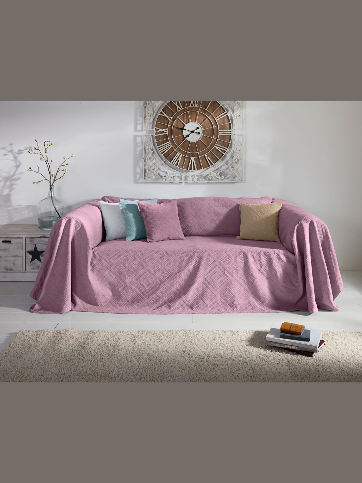Lot de 2 housses de coussin tissées