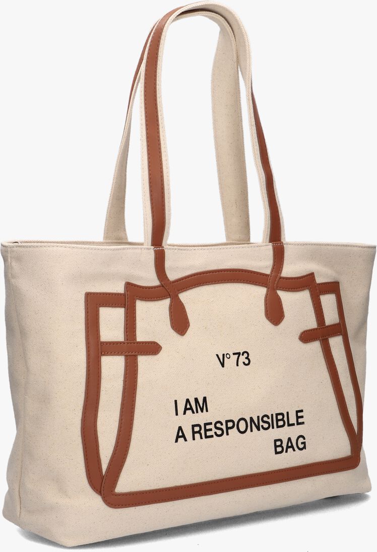 V73 beige v73 shopper responsibility shopping must